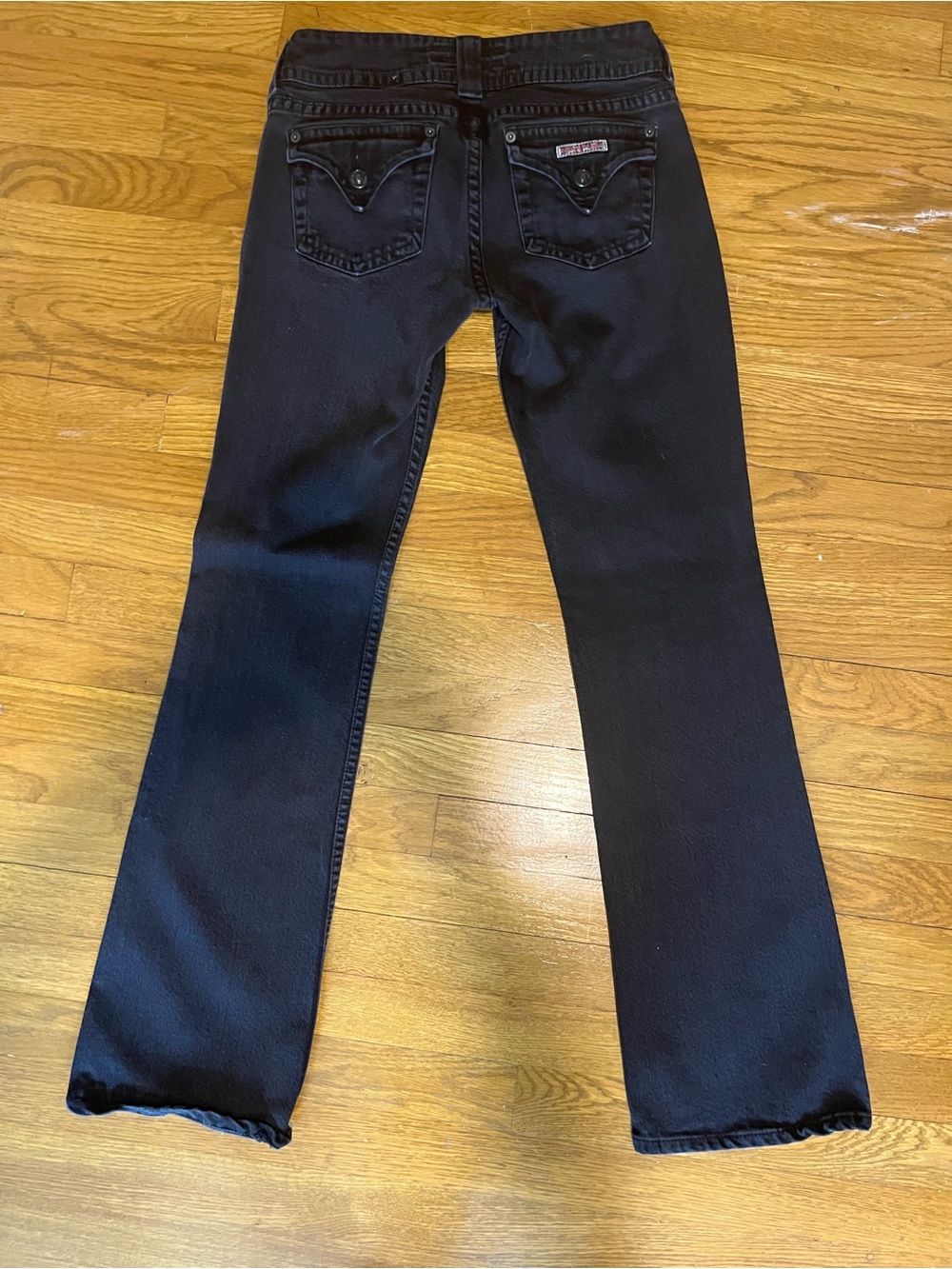 👖Hudson Jeans Black Flare Wide-Leg 👖 - Picture 3 of 5